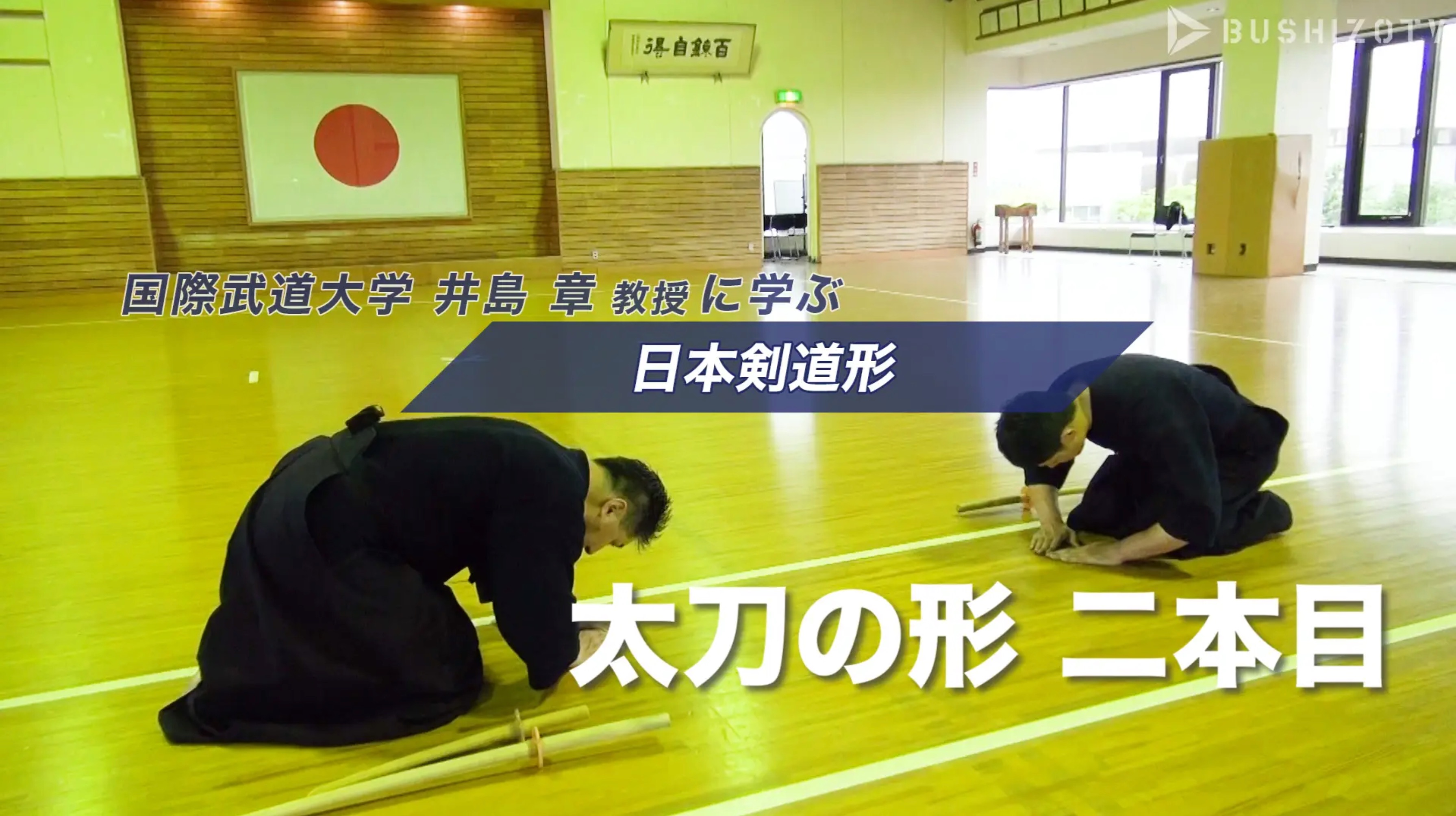 教士八段 井島章 日本剣道形の指導 二本目 Bushizo Tv